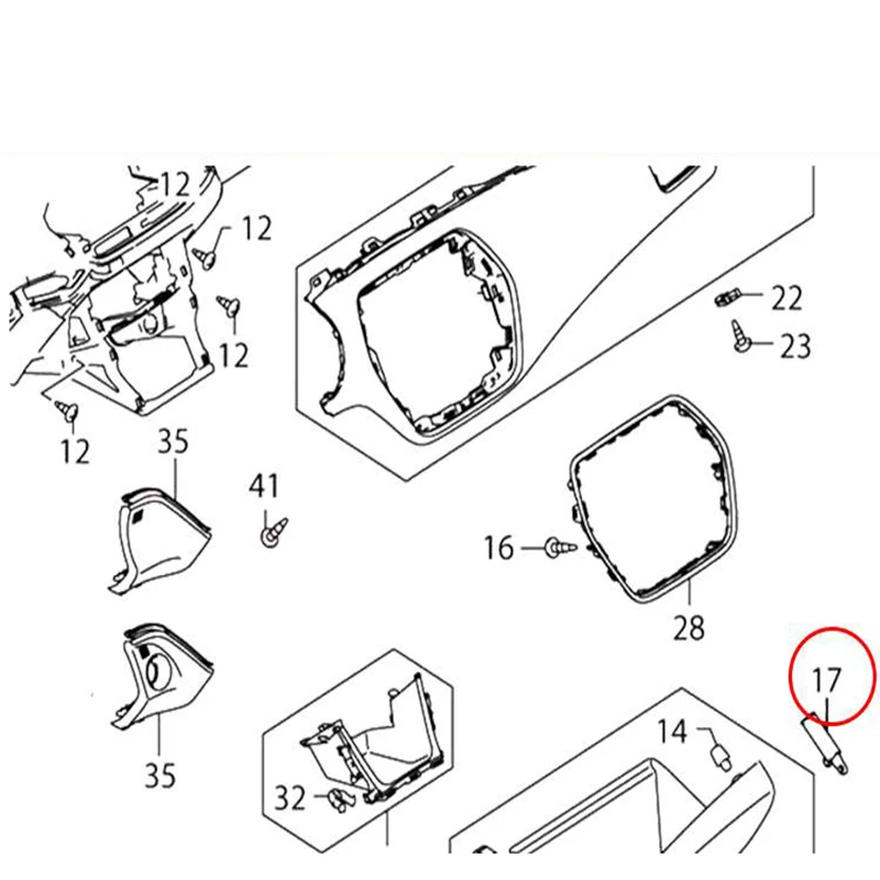Genuine Car Glove Box Damper 73440-50J11,73440-50J01,For Suzuki Aerio/Grand Vitara/Escudo/Liana/Sx4/Swift