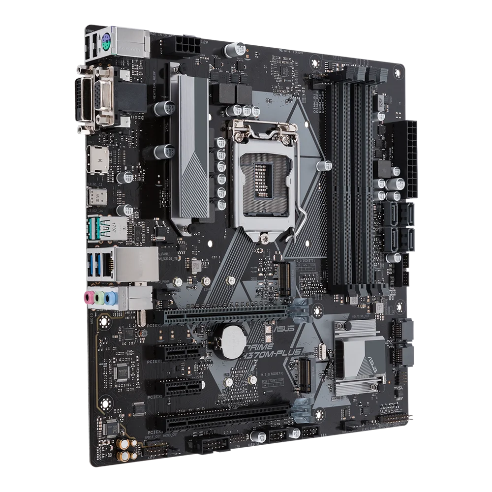 ASUS PRIME H370M-PLUS Motherboard Intel H370 LGA1151 Support i5