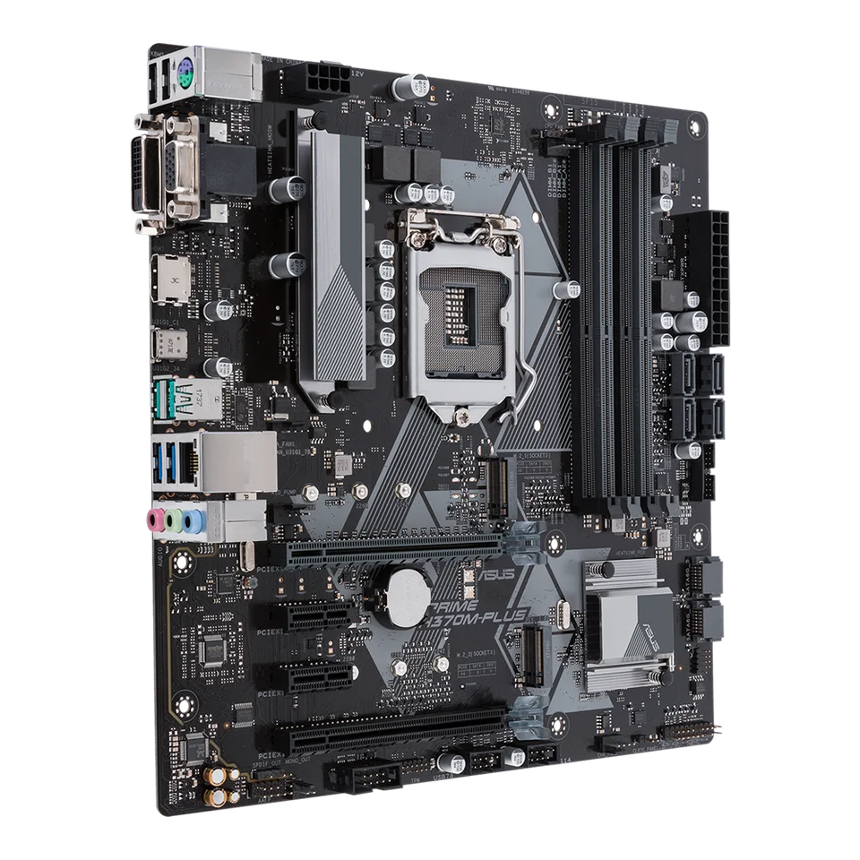 ASUS PRIME H370M-PLUS Motherboard Intel H370 LGA1151 Support i5