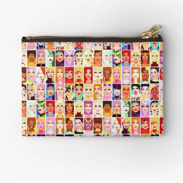 

Drag Queen Royalty Zipper Pouches Underwear Panties Storage Pocket Pure Socks Bag Money Packaging Wallet Men Cosmetic Small Key