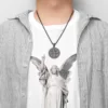 St.Benedict  Exorcism Stainless Steel Men Necklaces Pendant Chain Powerful Amulet Vintage New For Women Jewelry Gifts Wholesale 5