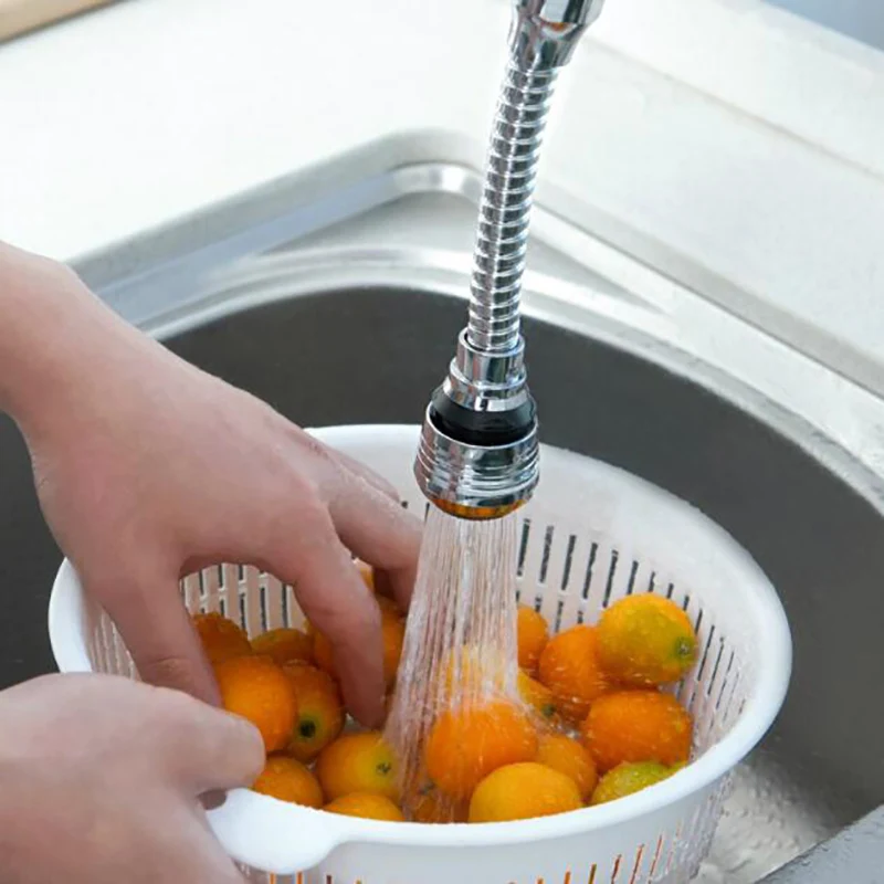 1/2pcs Kitchen Home Gadget Water Saving Device Rotate High Pressure Faucet Nozzle Creative Kitchen Accessories Supplies Goods
