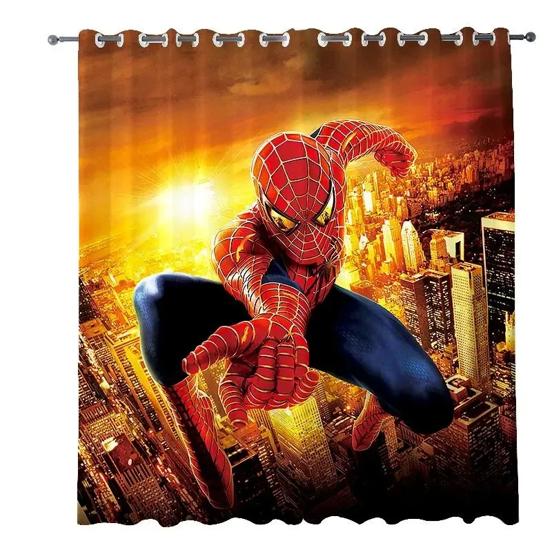 Disney Spiderman Hero Expedition Blackout Curtain Spiderman Curtains