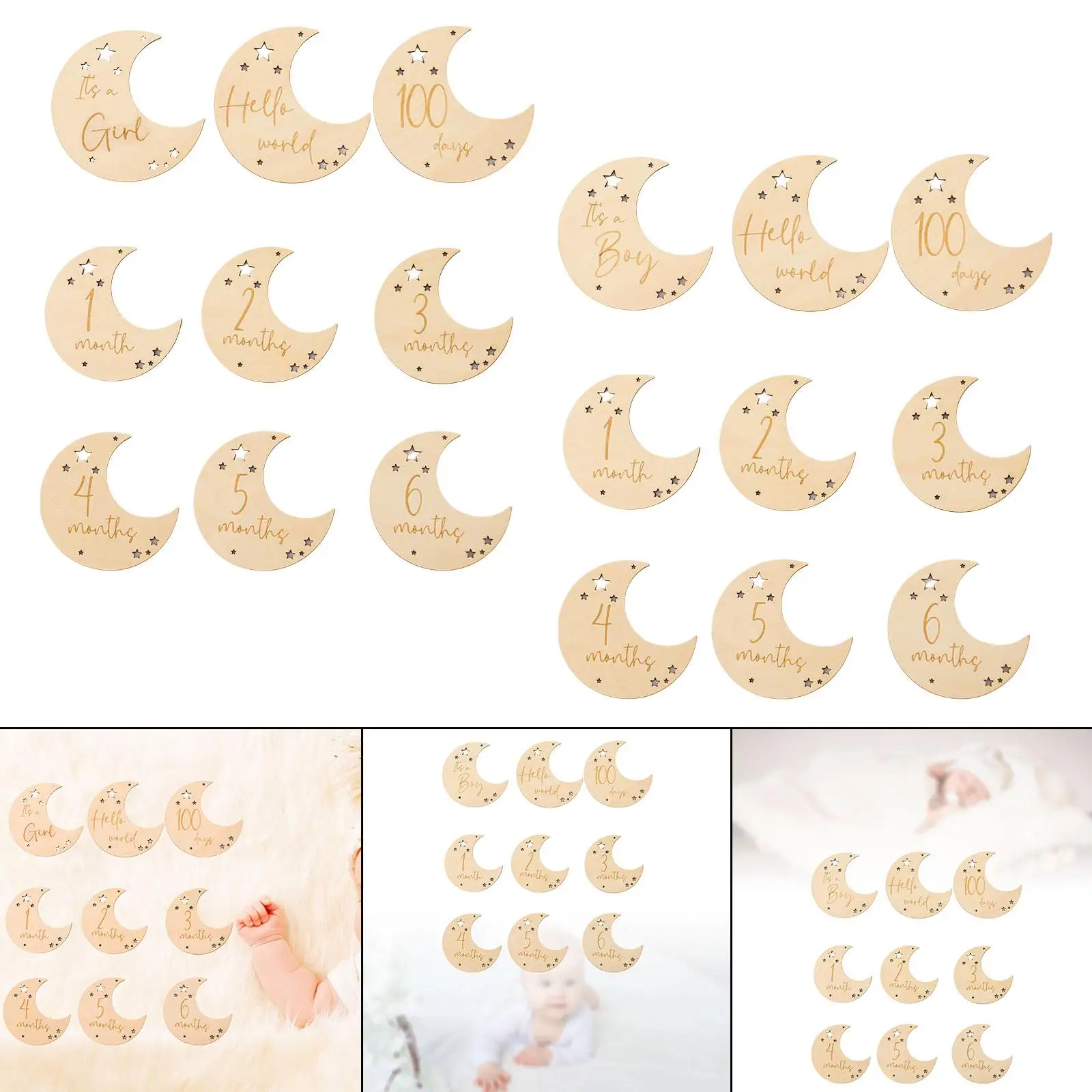 양면 마일리지 피스 달 표지판, 생일 배경, 생일 파티 장식, 생일 발표 표지판, 9 개