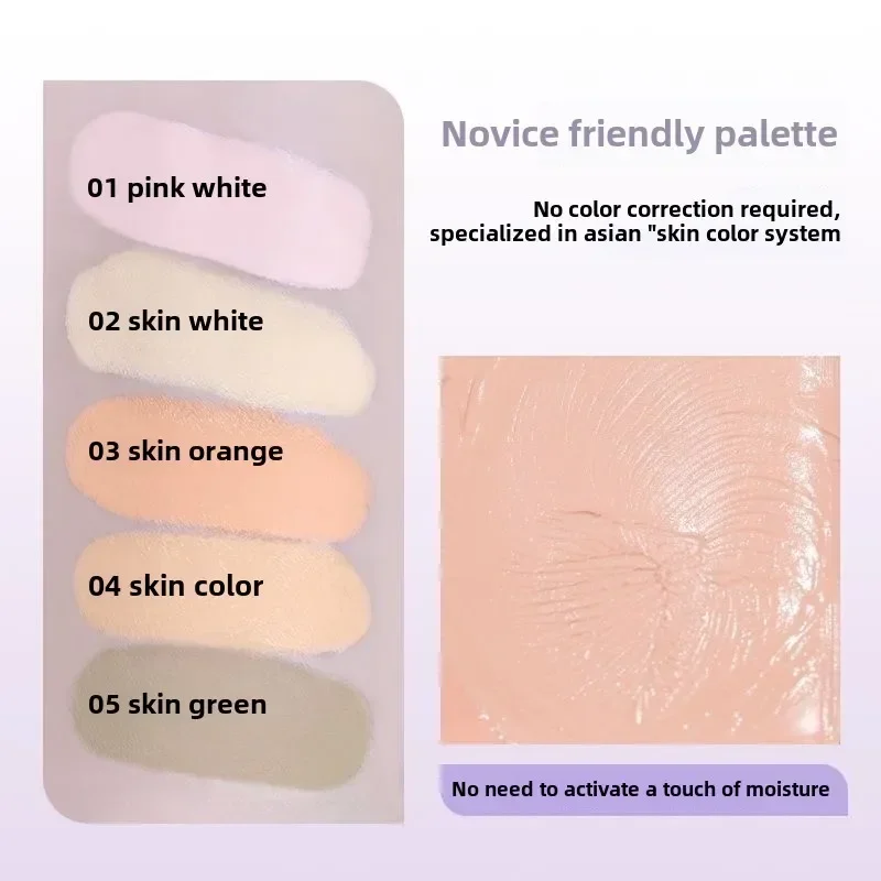 5 Color GirlsCrush Correcting Concealer Palette-Cover Spots,Dark Circles,Brighten Tear Troughs & Nasolabial Folds Cosmeticos