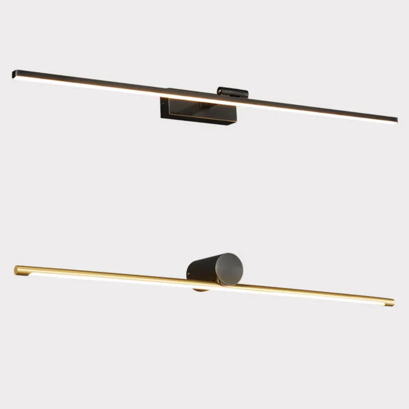 โคมไฟ LED แบบนอร์ดิกติดไฟหน้ากระจกห้องนอนห้องน้ำโคมไฟประดับผนังบ้านทันสมัยห้องนั่งเล่นข้างเตียงทำจากทองแดงแท้ owen lyค่า 1