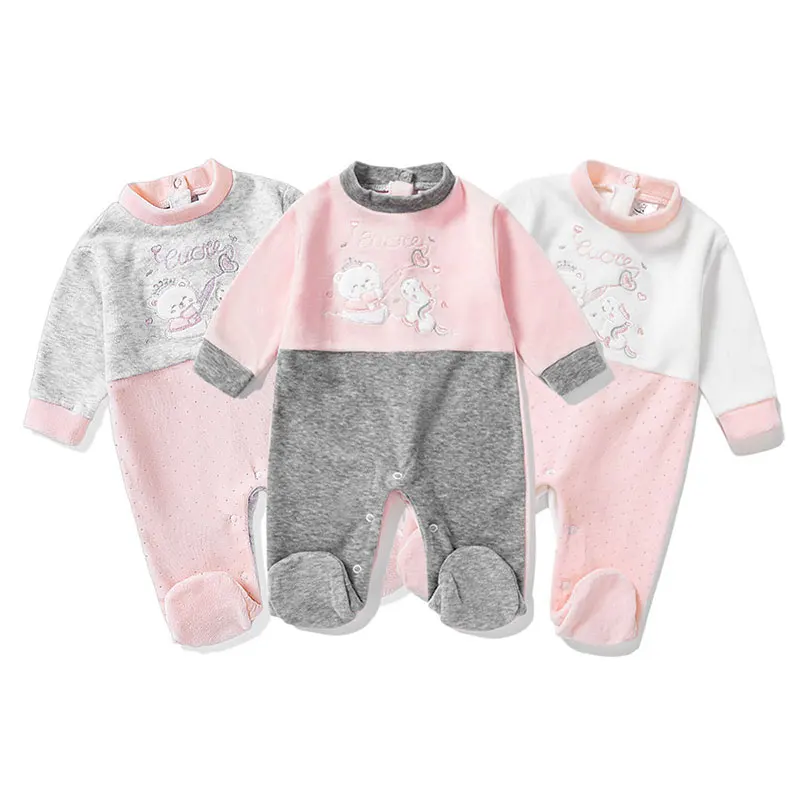Baby Clothes Baby Sleepsuit Newborn Baby Girl Clothes Sweet Strawberry Series Cotton Babi's Romper Footies One-piece Jumpsuit Costume for Baby Girl 0-12M