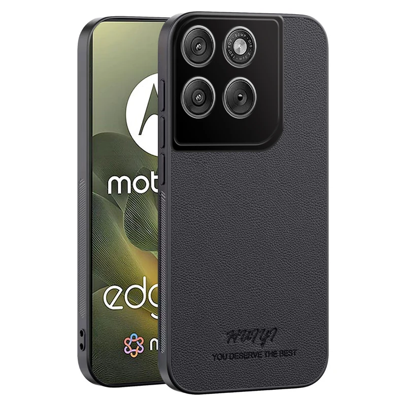 Business Plain Leather Magnetic Anti-Drop Case – Shockproof Cover