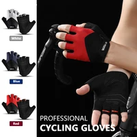 Summer half-finger cycling gloves for men and women with thickened palm pads, non-slip and breathable outdoor sports gloves 1