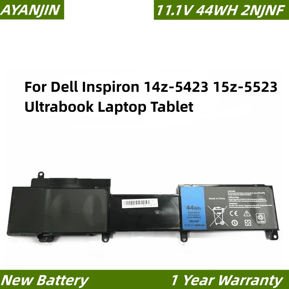 New 2NJNF T41M0 TPMCF 11.1V 44WH Laptop Battery for Dell Inspiron 14z-5423 15z-5523 Ultrabook Laptop Tablet 8JVDG apexway gw240 x284g m911g rn873 ru586 xr693 hp287 p505m laptop battery for dell inspiron 1525 1545 1526 1546 for vostro 500