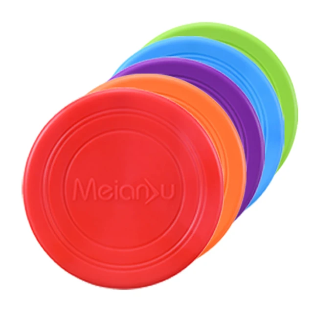 S3f98696614764db98be076498019afecp.jpg Dog Safe TPR Flying Saucer Colorful Multifunction Flying Disc Toy Bite Resistant Pet Throw Pull Ring Outdoor Train Dog Supplies