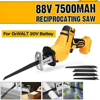 Cordless Reciprocating Saw For Dewalt 18V 20V Battery Electric Cutting Saber Saw Wood Metal Pipe Cutting Power Tools（No Battery） 1