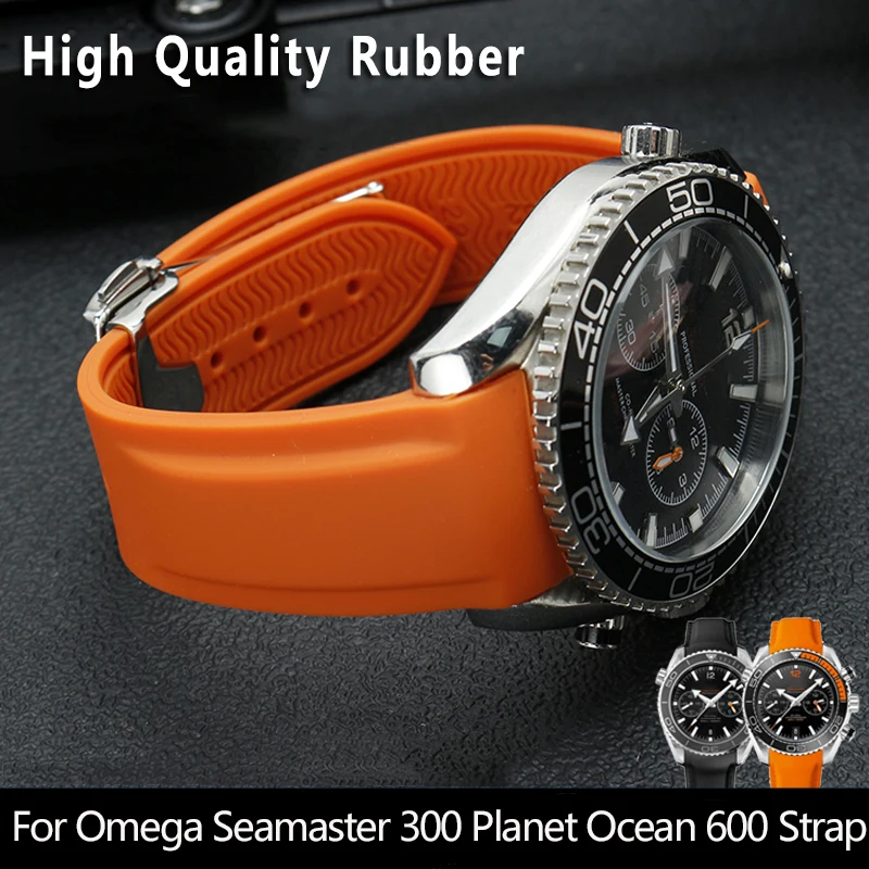 Cinturino per orologio Chiffre Rouge, 41 mm Gomma grigia con motivo