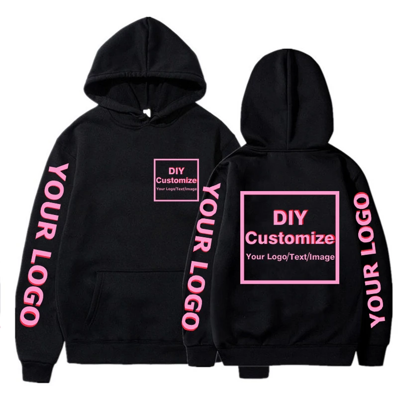 DIY CUSTOM Birthday/Couple Hoodies DIY CUSTOM Text Logo Image Print Sweatshirt Men/Women Casual Corporate clothes Dropshipping 9 S3f98734e3b3b4ed38260af1c3edbb304T