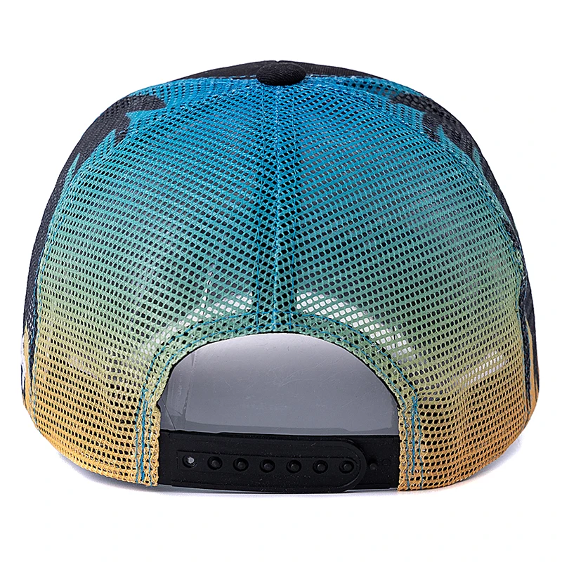 New Unisex Adjustable Baseball Cap Coconut Tree Pattern Outdoor Summer Trucker Hat Streetwear Cap For Men And Women