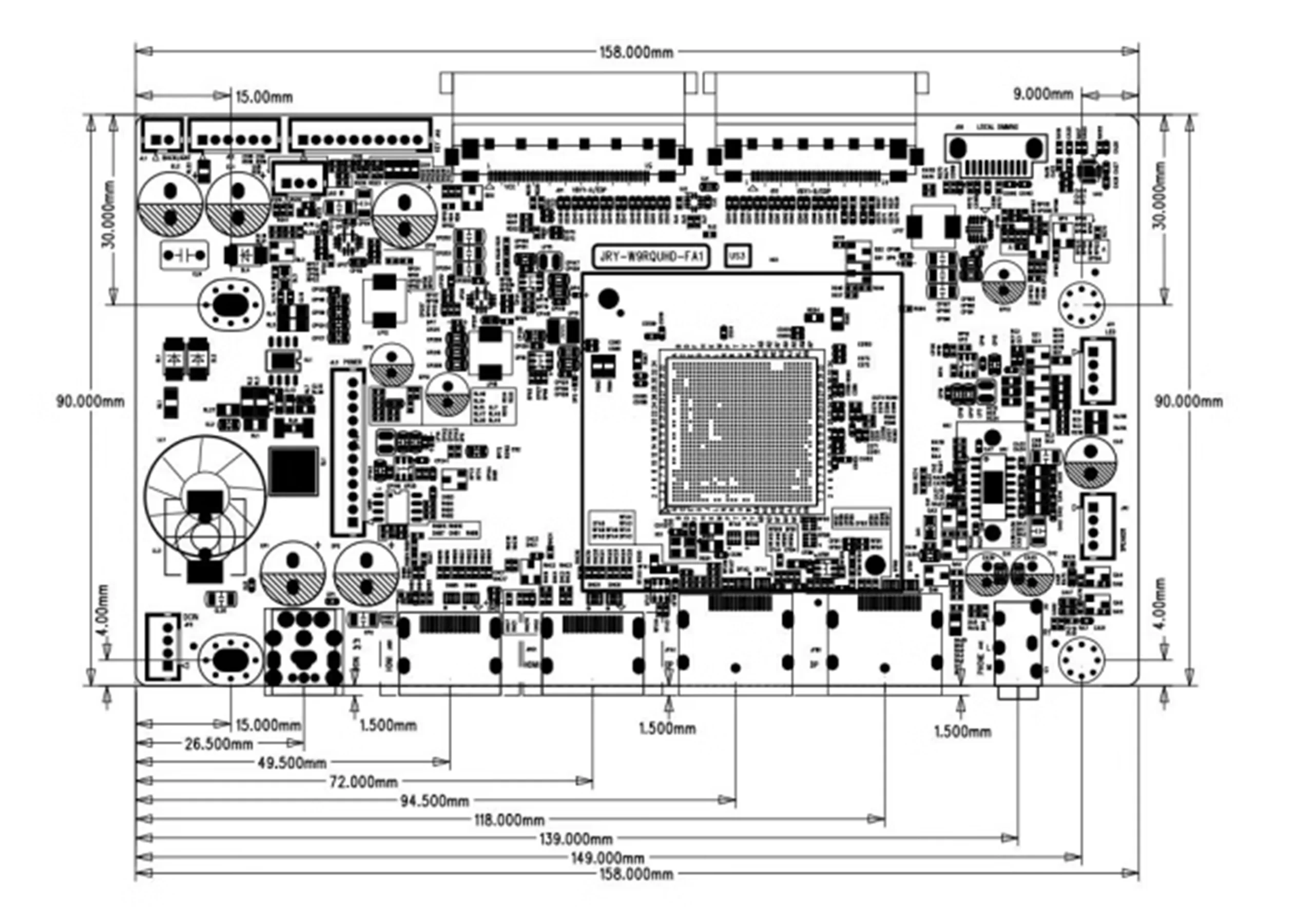 아이맥 LCD 컨트롤러, DP C타입, HDMI2.1 드라이버 보드, DIY 모니터 키트, LM270QQ1, LM270QQ2 화면 테스트 메인보드용, 27 인치, 5K