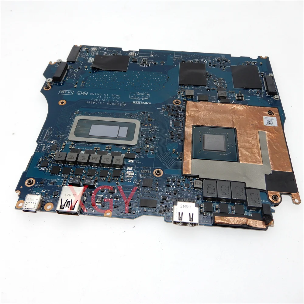

Original For DELL G15 5520 Laptop Motherboard LA-L655P CN-0GVY0J 0GVY0J GVY0J with GN20-P1-A1 SRLCY I5-12500H 100% Tested OK