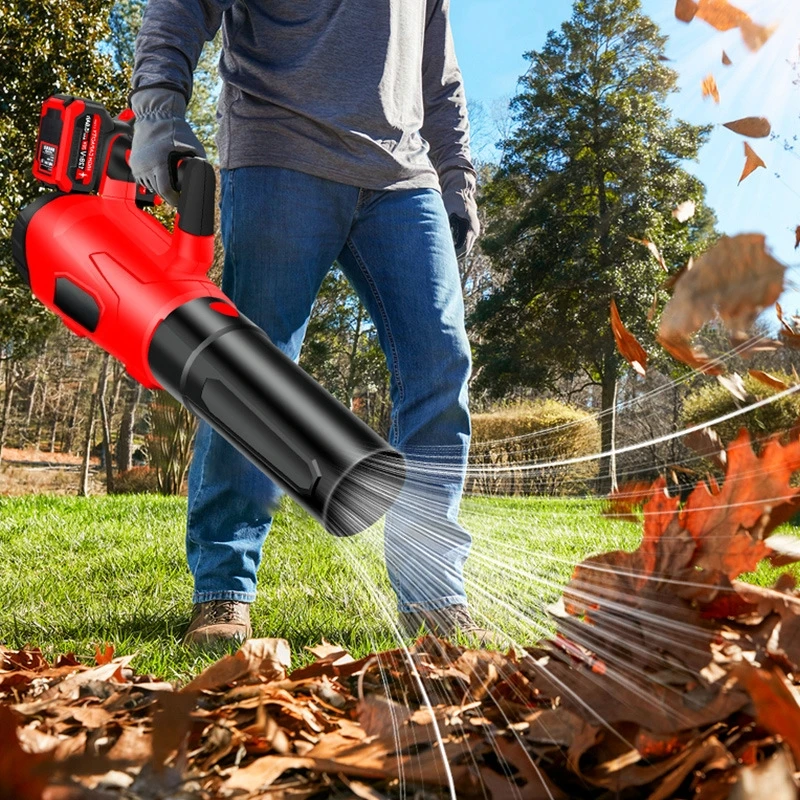 고출력 송풍기 산업용 리튬 배터리 충전식 강력 무선 낙엽 제거기 먼지 송풍기 무선 배터리 송풍기