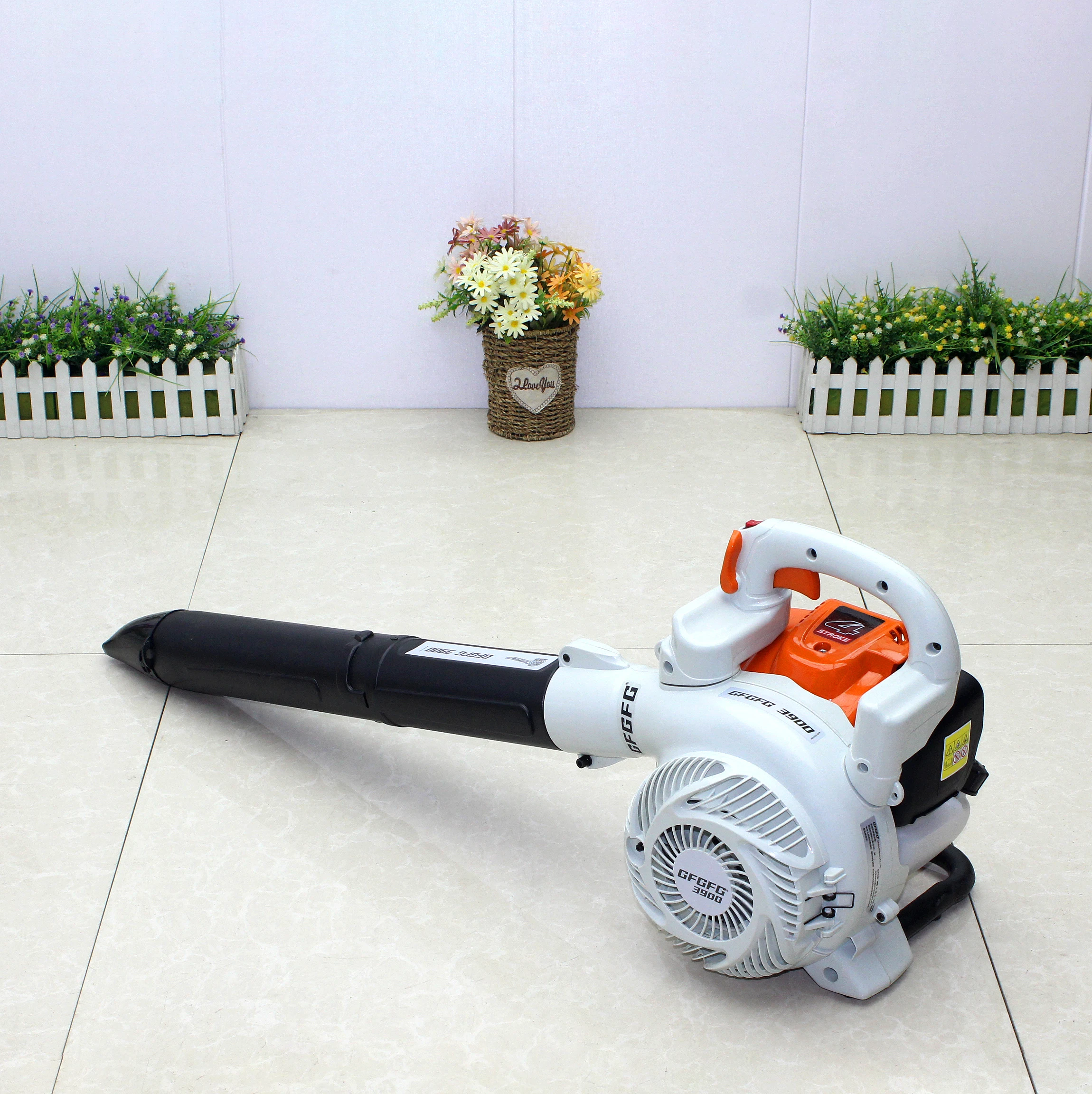 3900 Four Stroke Leaf Blower Backpack 37.7CC Gasoline Air Blower Snow Blower for Road Dust Removal Wind Fire Extinguisher 3