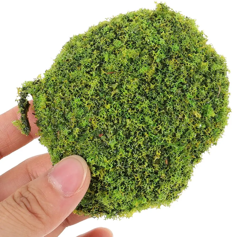 12 stücke Künstliche Moos FelsenFake Stein Wohnkultur Kreative Handwerk Grüne Simulation Pflanze DIY Dekoration Für Garten Handwerk – Detail 6