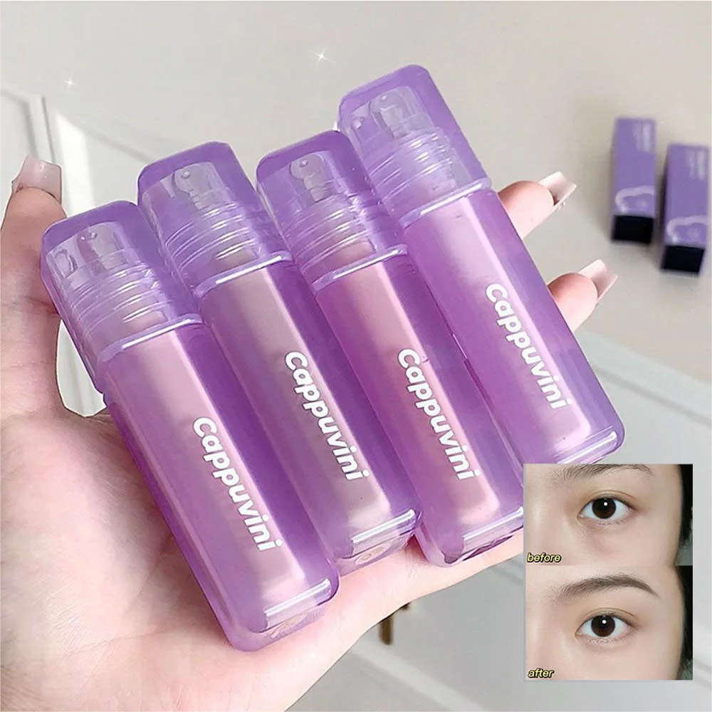 Cappuvini Velvet Highlighter Concealer Liquid Cover Acne Marks Dark Circles Brighten Skin Tone Moisturize Long-lasting Makeup