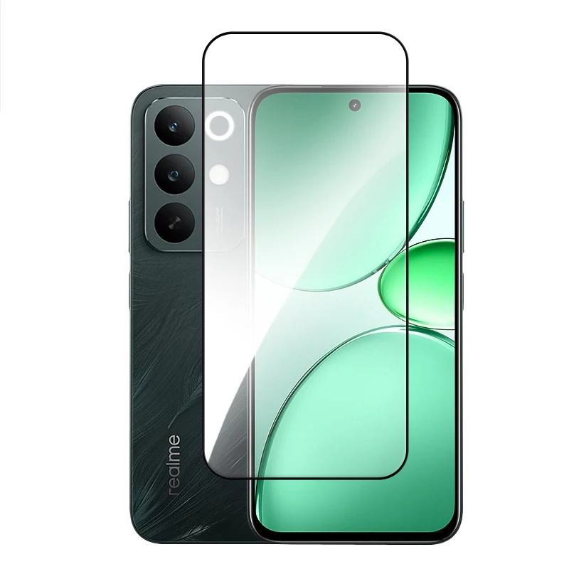 6-in-1 Premium Tempered Glass Screen Protector with Lens Film - Full Coverage 2.5D