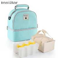 Mummy Diaper Backpack Baby Milk Food Storage Thermal Bags Warmer with Feeding Bottle Thermal Keeps Drinks Cool Travel Backpack 2