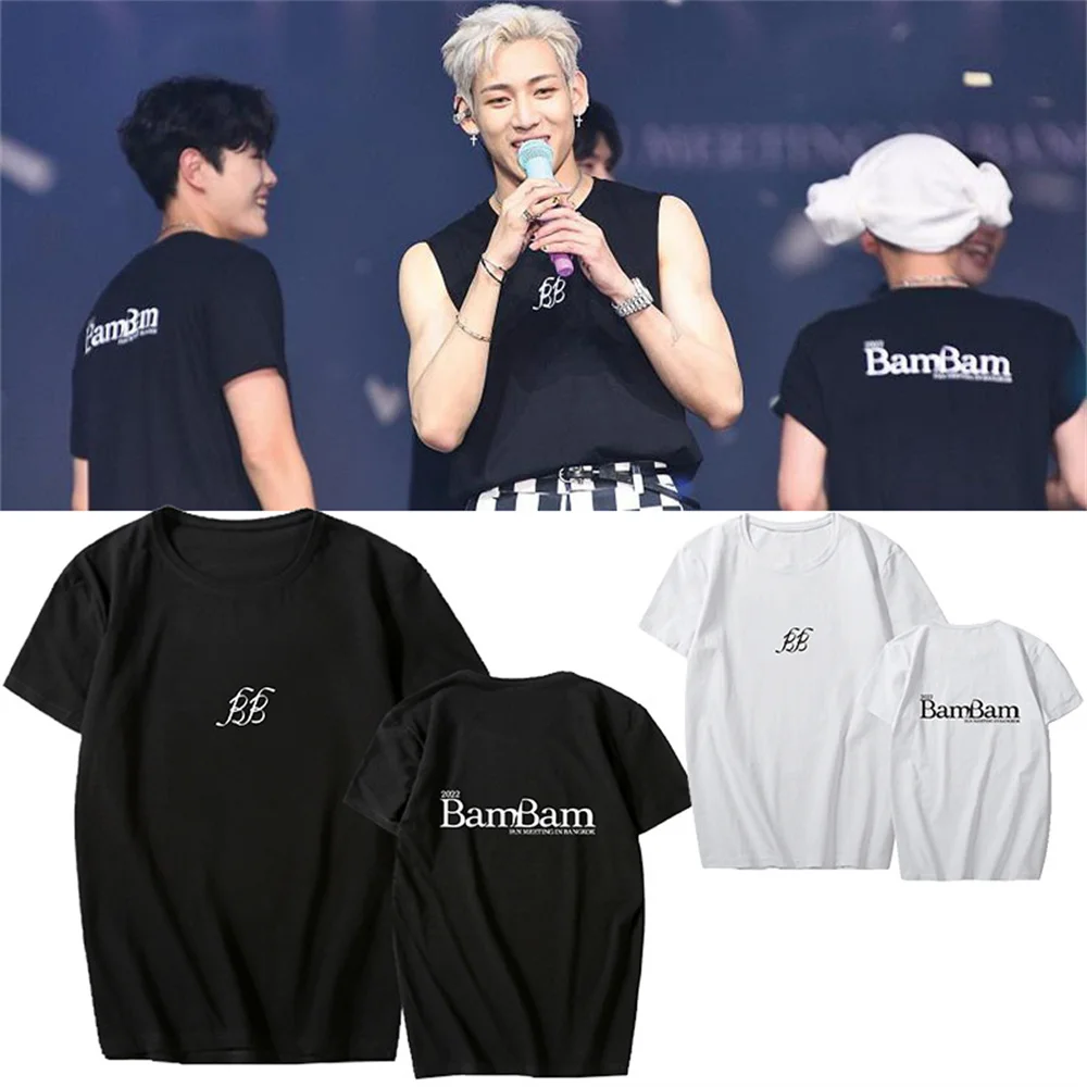 Got7 t shirt Bambam t-shirts K Pop Hip-Hop Premium Quality Cotton Fans Support |