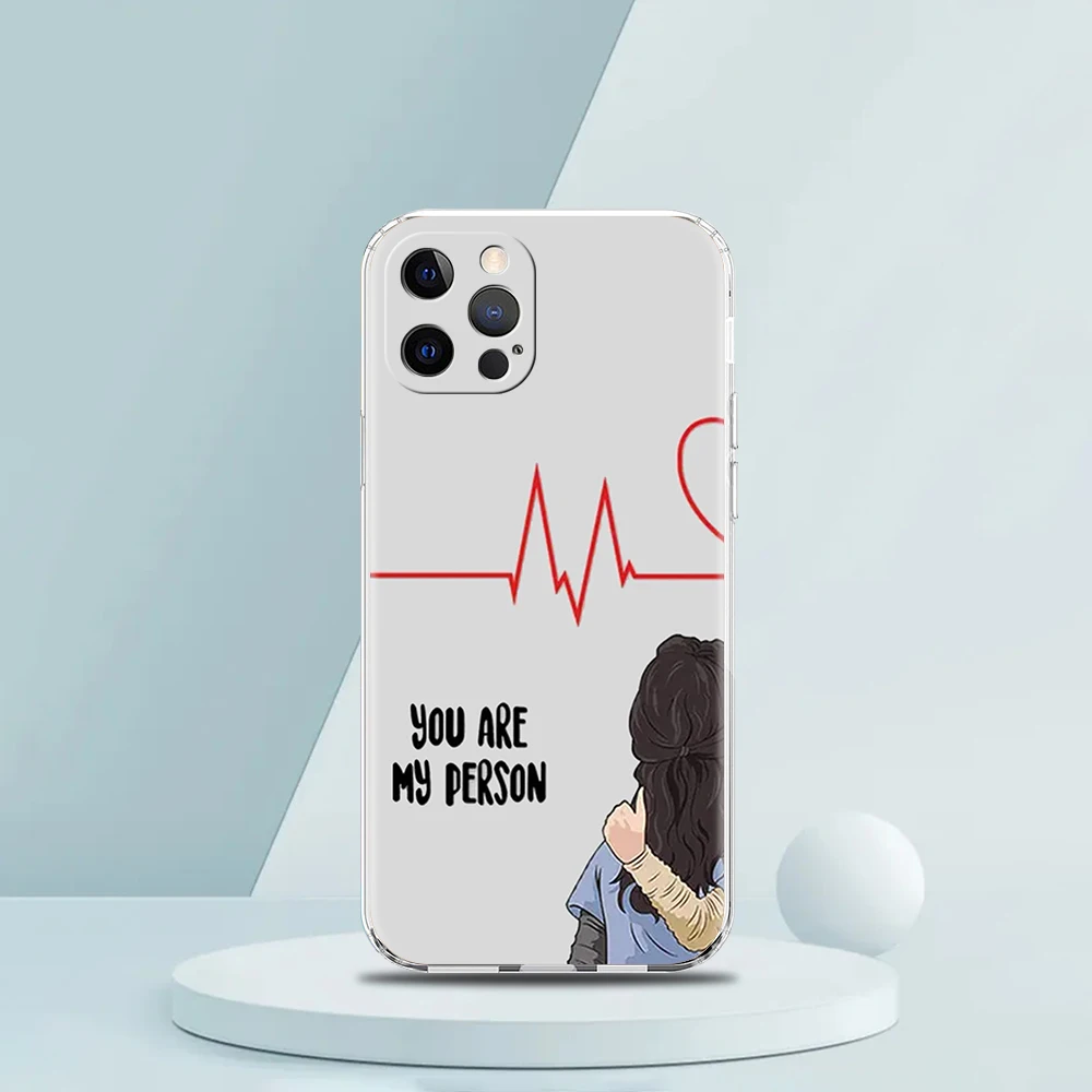 Greys Anatomy 'You Are My Person' Luxury Soft Clear Phone Case