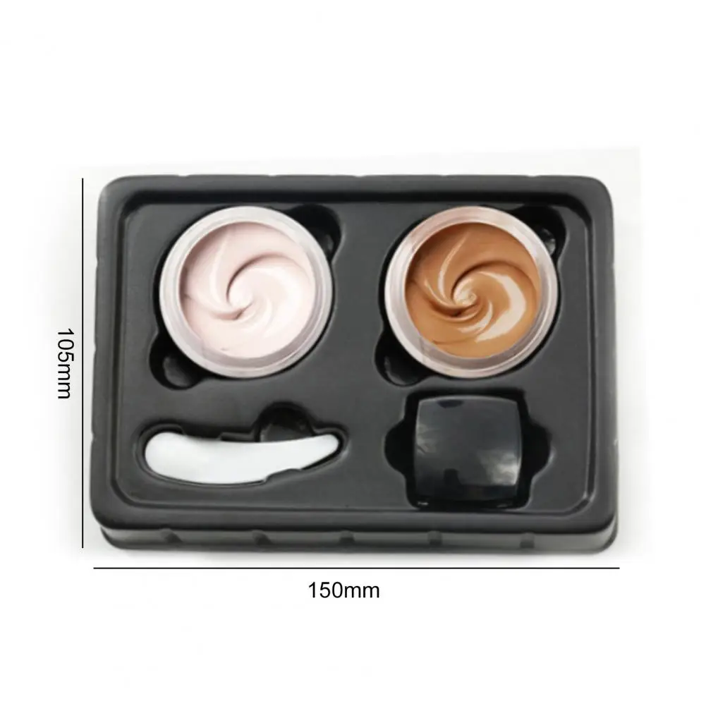 2 Pcs 10ml Tattoo Concealers High Coverage Waterproof Even Skin Tone Birthmark Scar Concealer Makeup Beauty Accessory