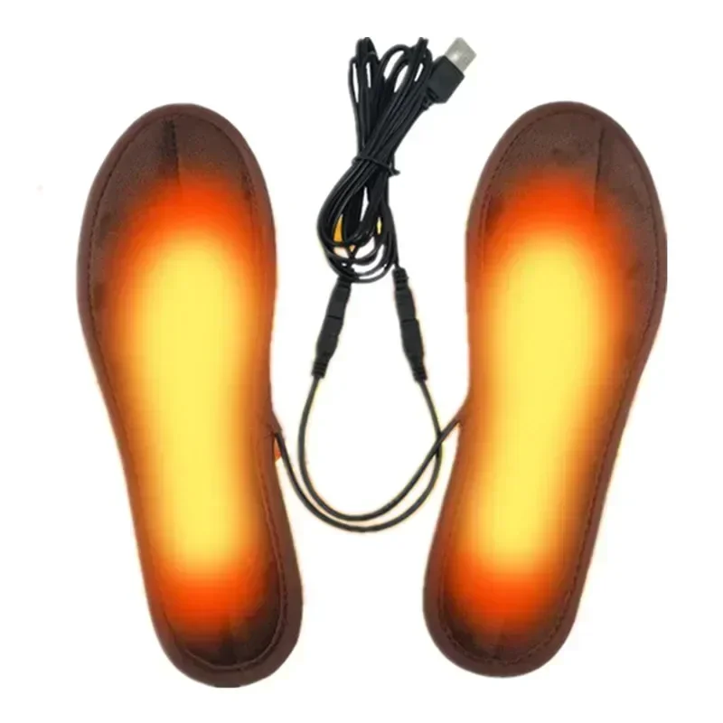 USB Heated Shoe Insoles Electric Foot Warming Pad Feet Warmer Sock Pad Mat Winter Outdoor Sports Heating Insole Winter Warm shoe insoles heated shoe insoles