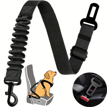 Retractable Dog Car Seat Belt 1