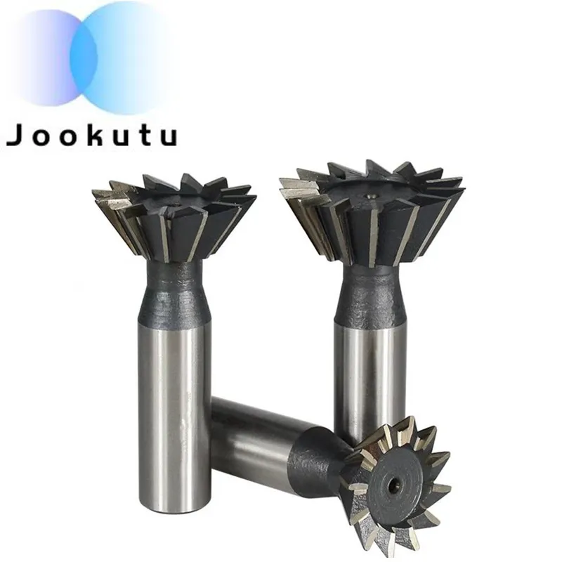 

HSS 55 Degree Diameter 6/8/10/12/14/16/18-60mm Straight Shank Dovetail Slot Milling Cutter