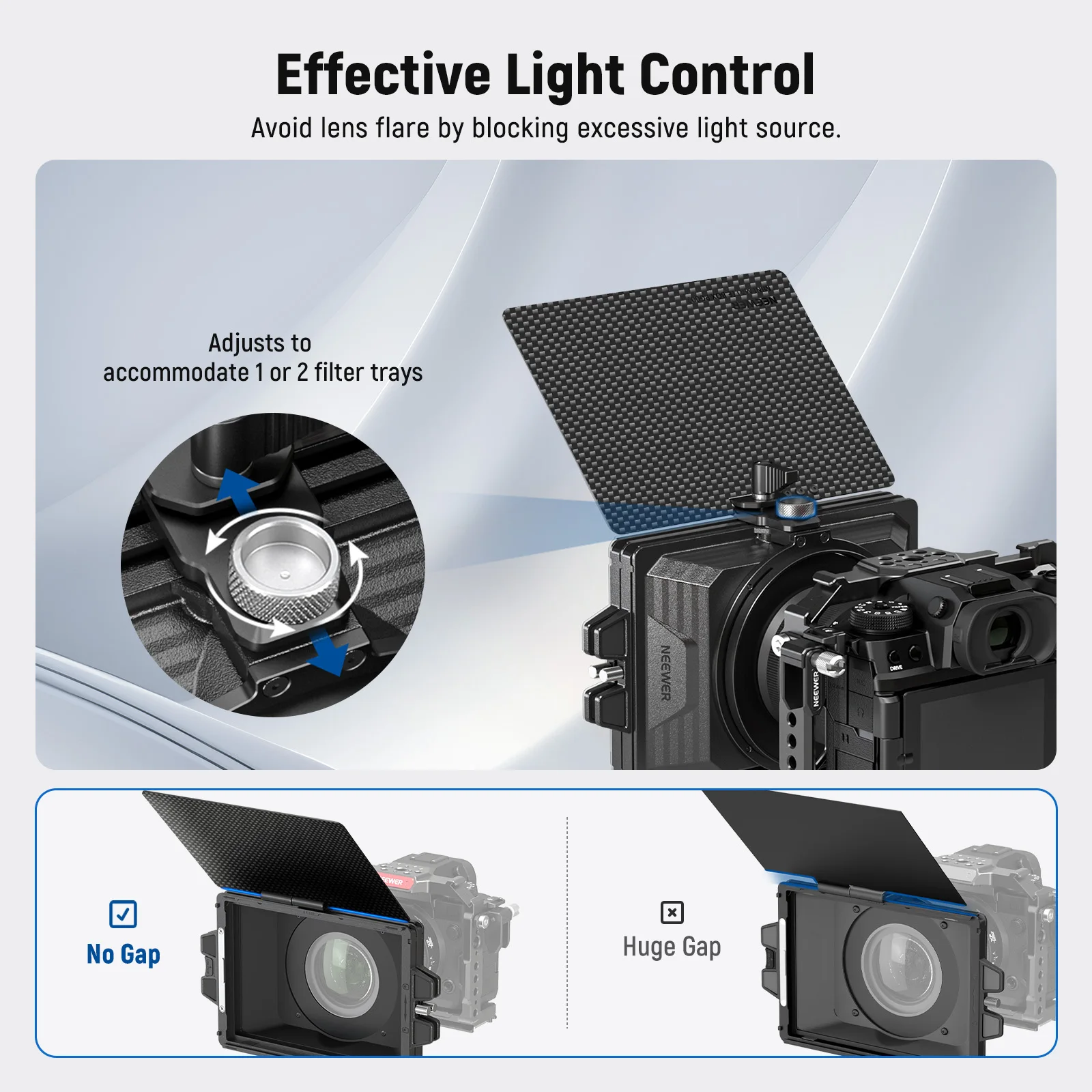 NEEWER PG002 Mini Matte Box with 4