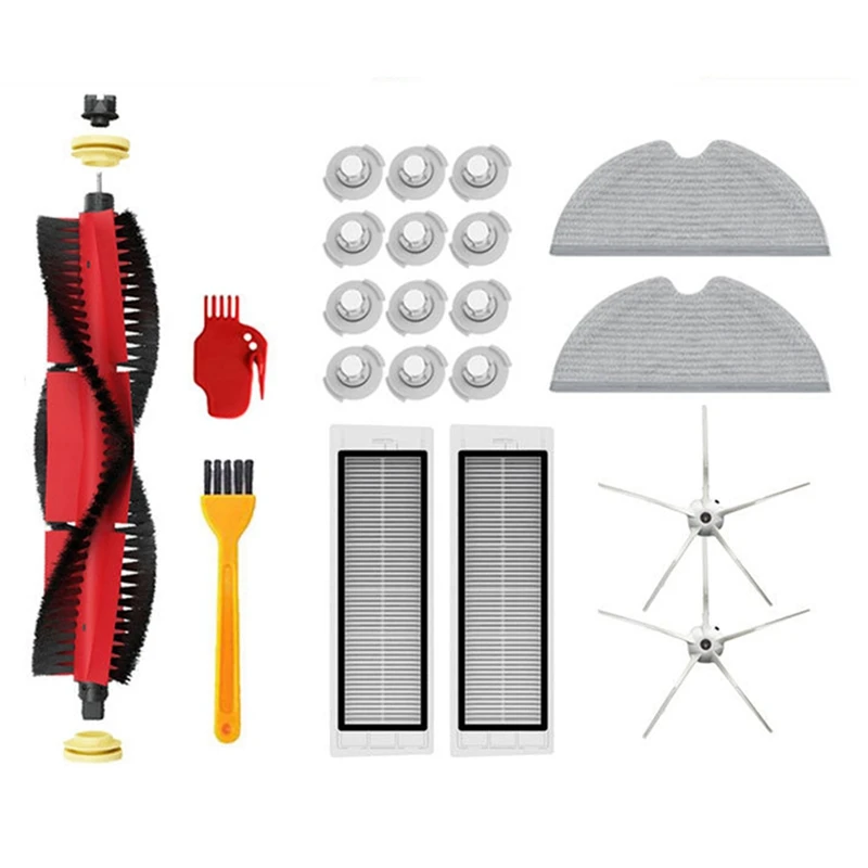 Filtro Hepa Aspirapolvere Spazzola Laterale Principale Panno Mop Pezzi Di Ricambio Per Xiaomi Roborock S5 S6 Max Pure E4 E5 T6 T4