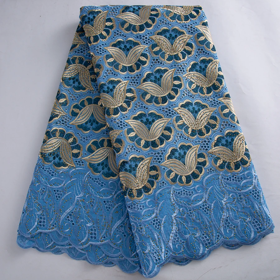 Tela de encaje de gasa suiza nigeriana, algodón bordado con piedras para  vestidos de fiesta de noche nupcial, alta calidad, 5 yardas - AliExpress, image size:900x900