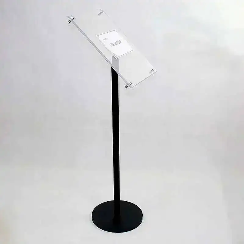 A3 Boden Poster Sockel Schild Display Halter Boden Ständer mit klaren Acryl Poster Rahmen Boden Beschilderung Display Rack Schild Ständer – Detail 3