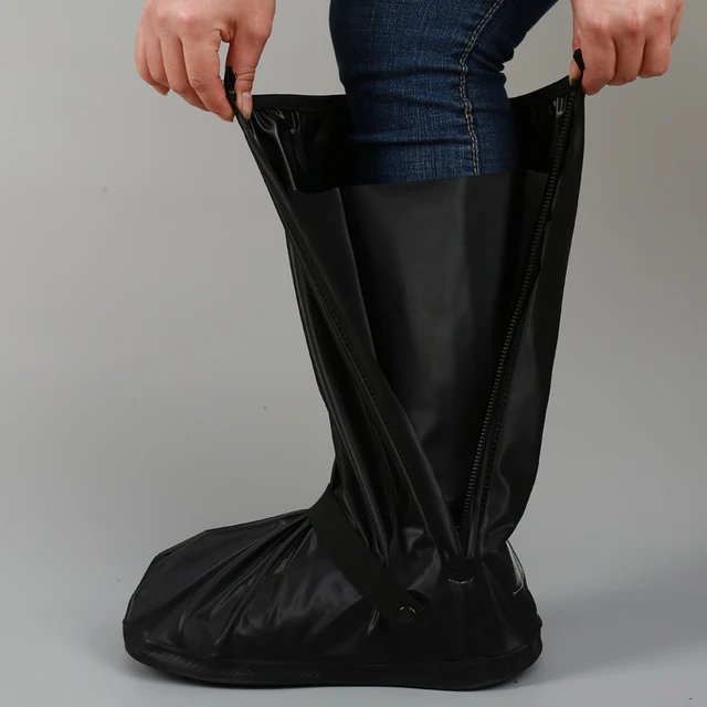 Forró Értékesítés Kreatív Vízálló Újrafelhasználható Motorkerékpár -Kerékpározás Bike Rain Coot Coace Covers Esőálló Cipő Cover Esőkendők Vastag - Image 5