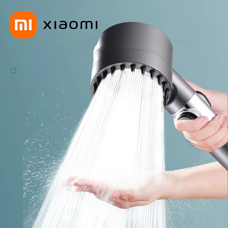 Xiaomi3ModesShowerHeadHighPressureShowerheadPortableFilterRainfallFaucetTapBathroom