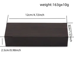 Premium Black Ebony Wood Lumber Blank (Black)