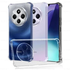 Shockproof Armor Clear Phone Cover for Redmi13C 4G PocoC65 (Transparent)