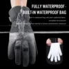 Waterproof Winter Gloves Touchscreen Non-Slip Unisex thickening Windproof Warm Cycling Cold Gloves Fashion Sports Skiing Gloves 4