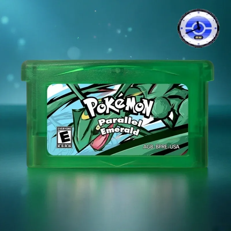 GBA 실시간 시계 게임 카트리지, Sun Sky, Light Platinum, Rowe, RTC Pokemon 영어 게임 카트리지, GBA ROM 수정 버전