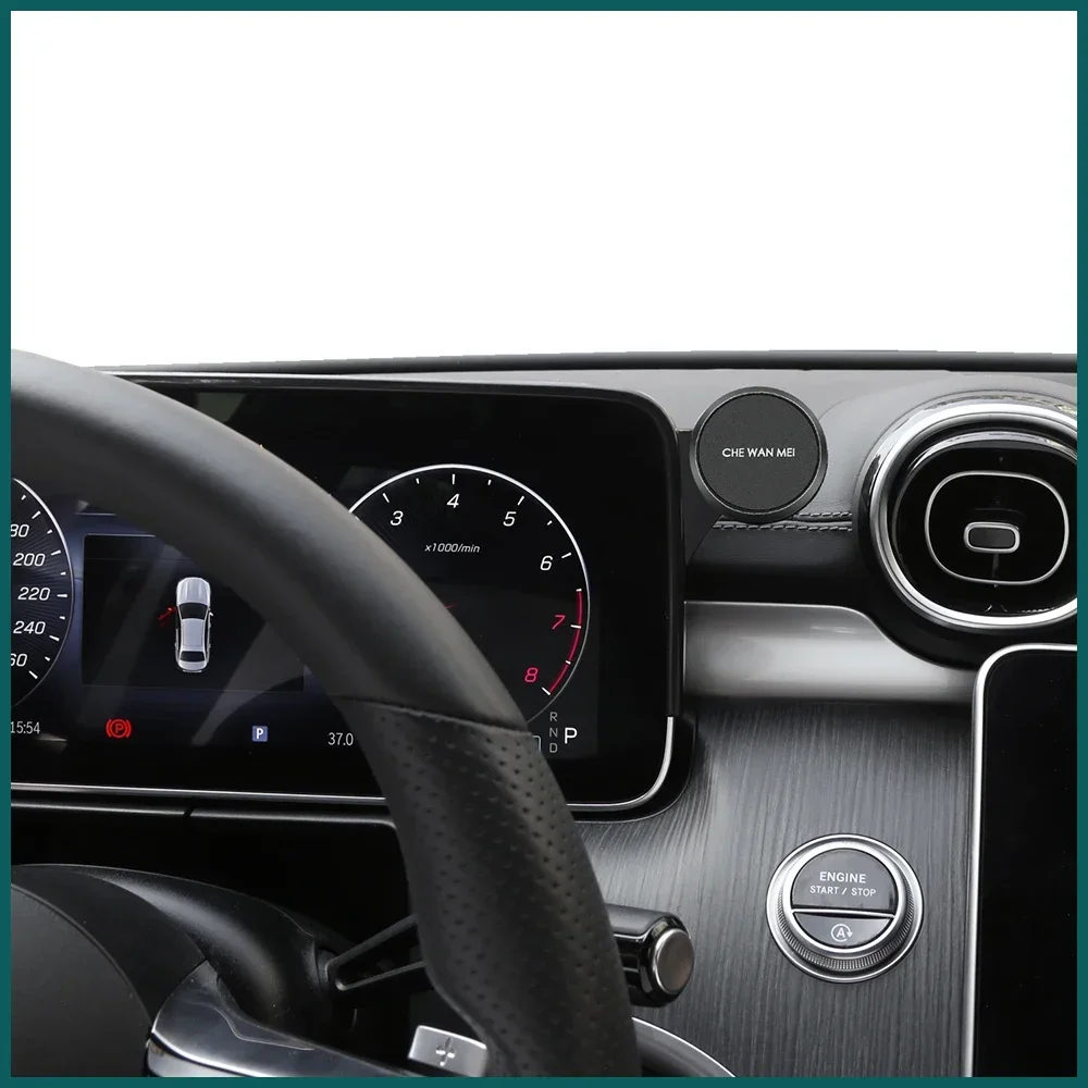 Multimedia Dashboard Screen 12.3inch Phone Holder For Mercedes Benz EQE Screen Frame Phone Bracket Cradle For EQE