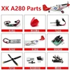 Wltoys XK A280 Spare Parts P51 RC Airplane Aircraft Accessories Body Shell Propeller Motor Servo ESC Receiver Steel Wire Canopy 1