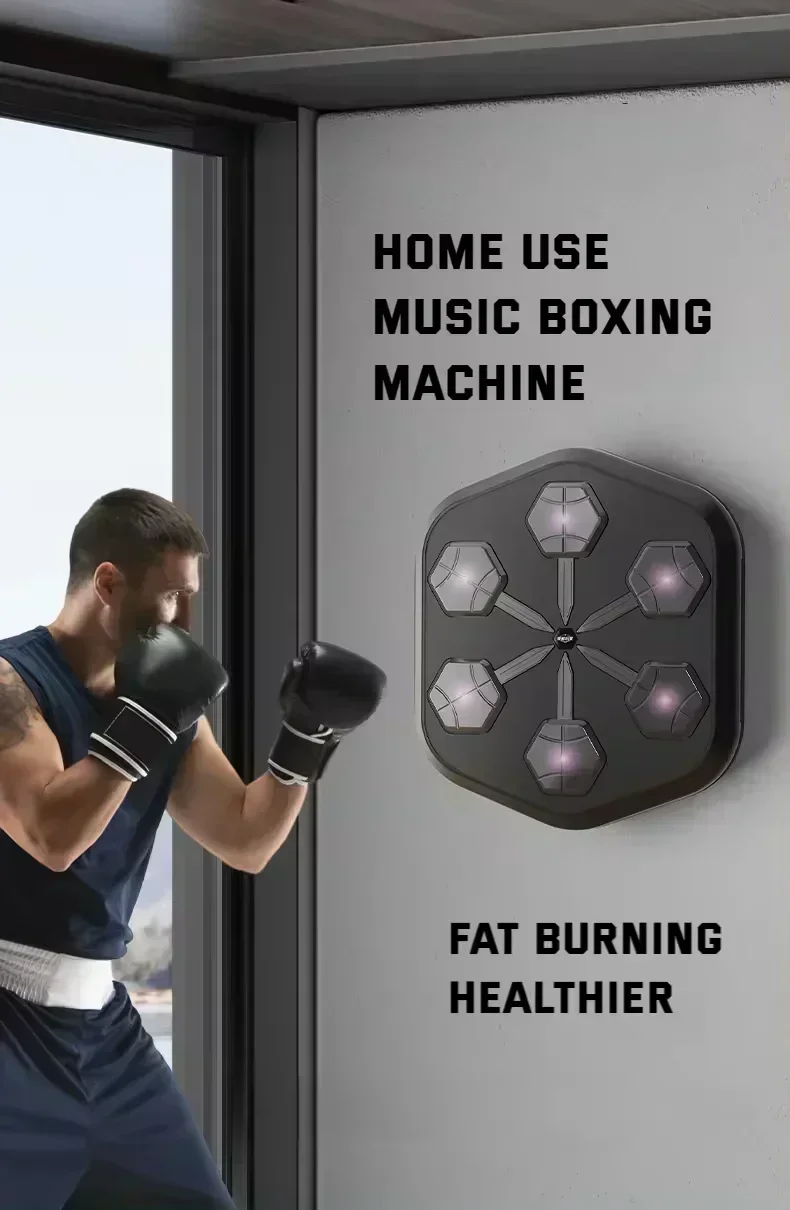 RS ONEPUNCH V3 Intelligent Music Boxing Machine, Boxing Target Training, Wall Target, High Quality