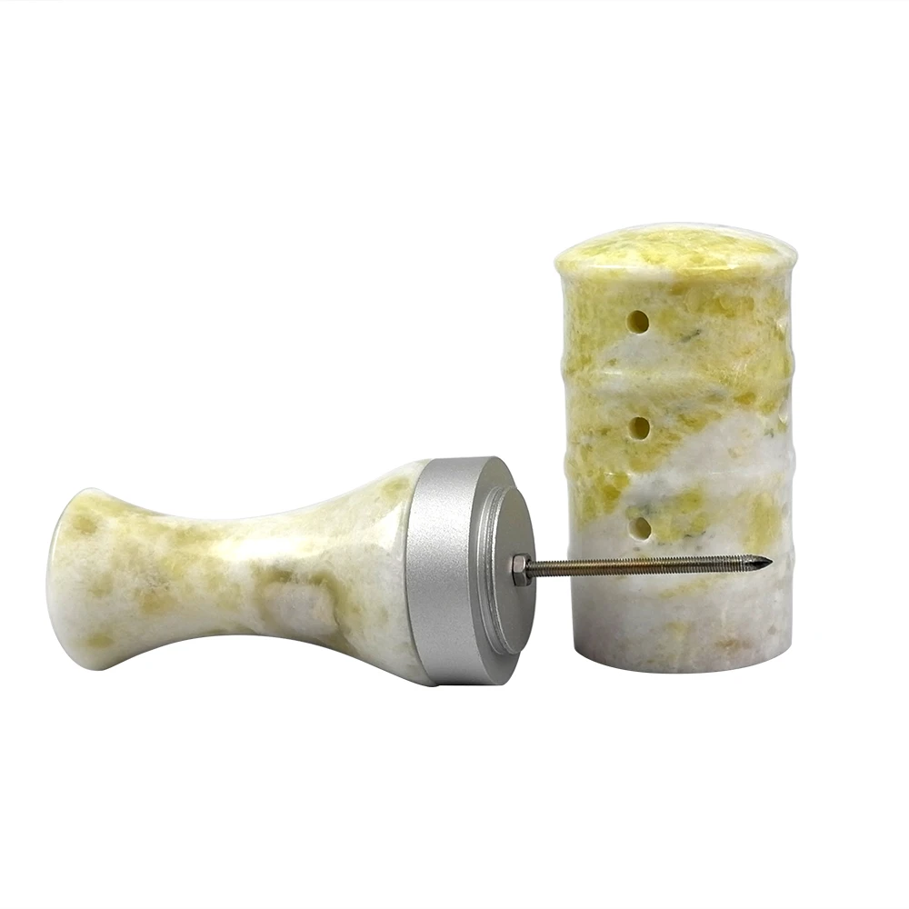 Hot New Type Meridian Acupoint Jade Bian stone Moxa Stick Device new package
