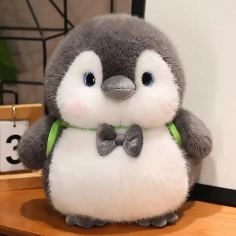 Peluche De Pingüino Navideño,juguete De Pingüino Animal Abrazable De 25