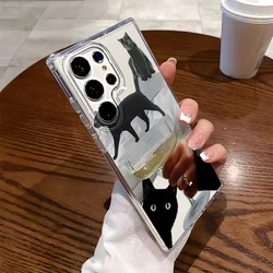 Cat - Themed Soft TPU Phone Case Cover - SamsungA55 5G (TD49)