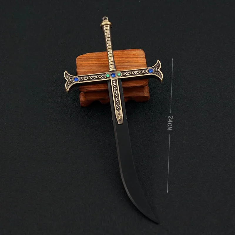 One Piece Black Knife for Kids, Arma, Espadas de Samurai, Faca Borboleta, Brinquedos Noturnos, Chaveiro, Jogo, Katana, Mihawk, Modelo